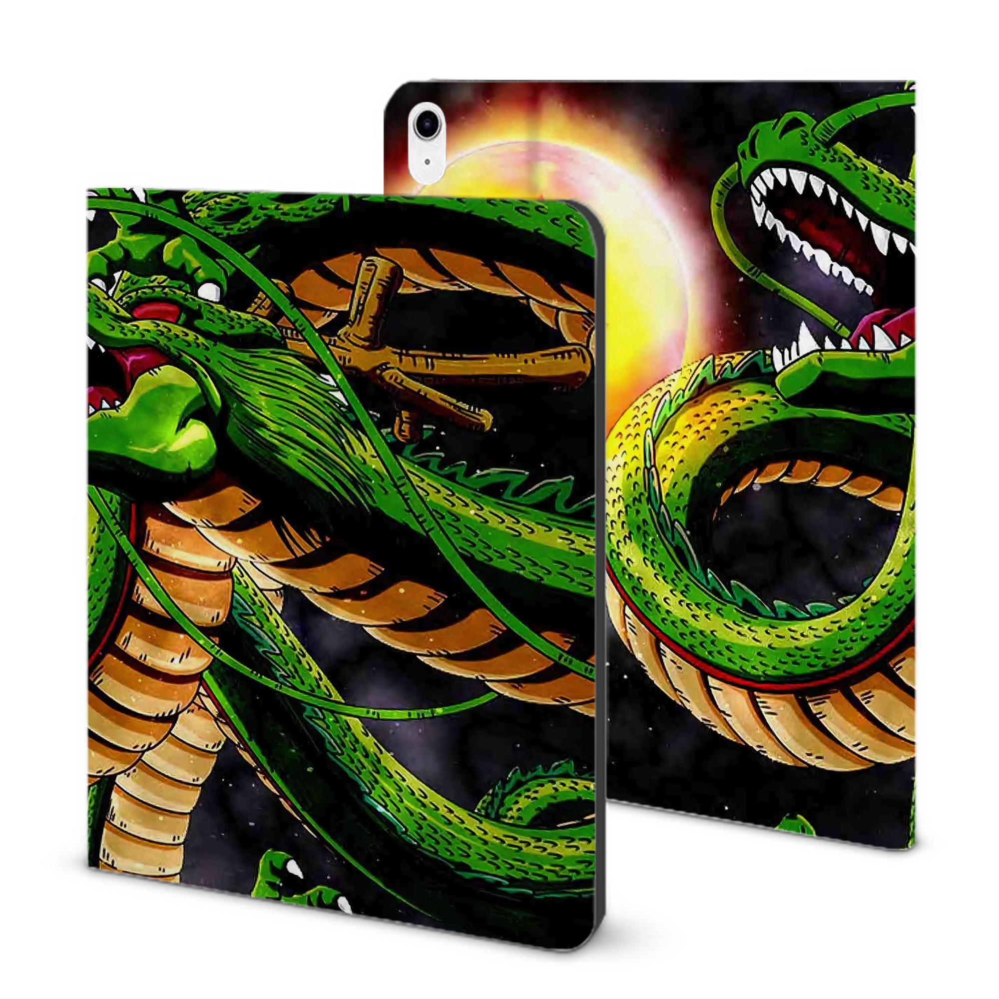 （画像用） ドラゴンボール DRAGON BALL IPad ケース ブック型 PUレザー TPU 耐衝撃 軽量 薄型 ペン収納なし 全面保護 IPad 各モデル対応